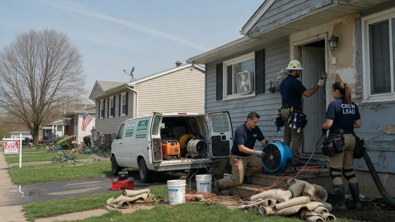 Flood Cleanup in Line Lexington, PA near me