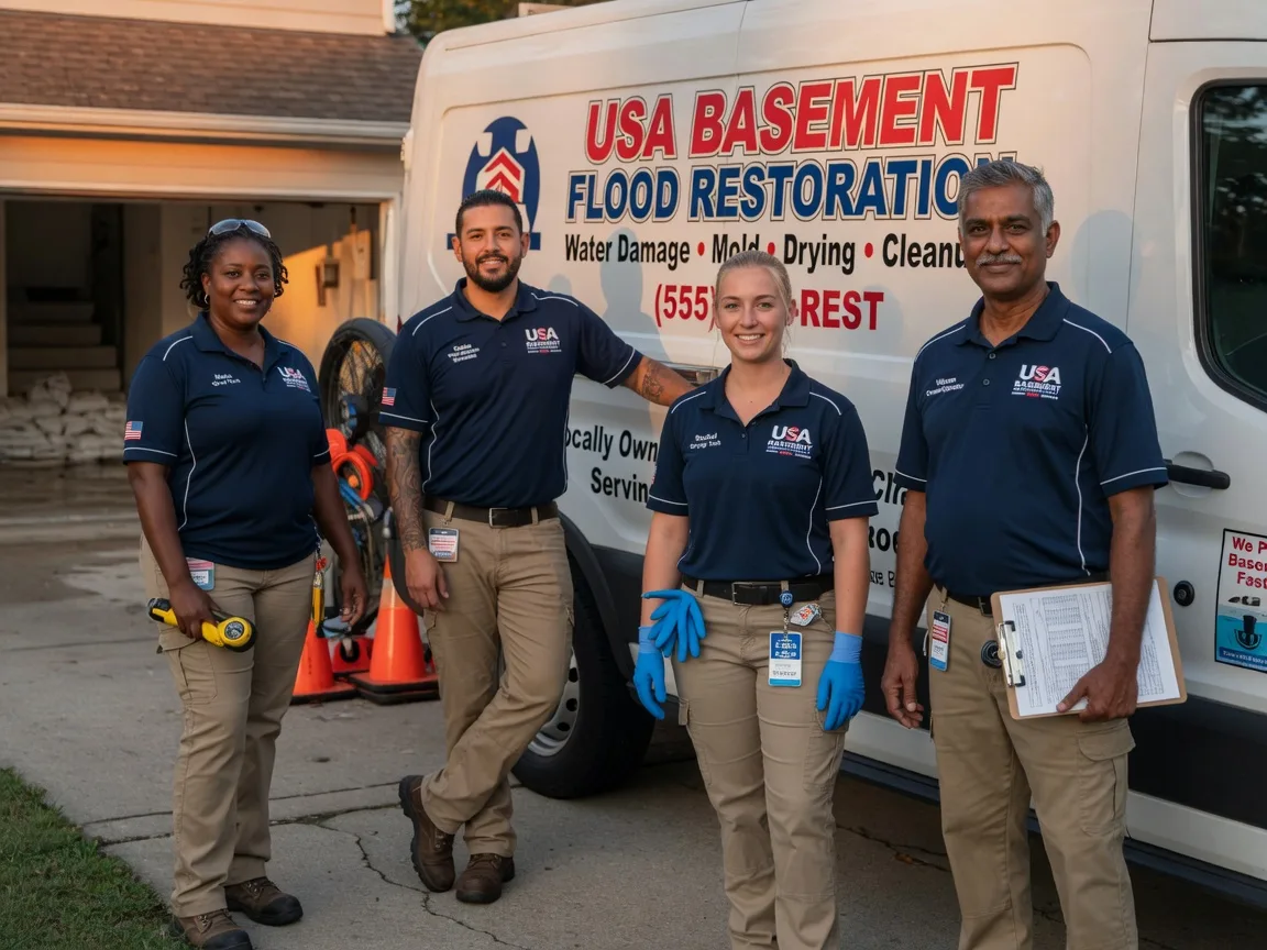 Basement Flood Cleanup company in Line Lexington, PA